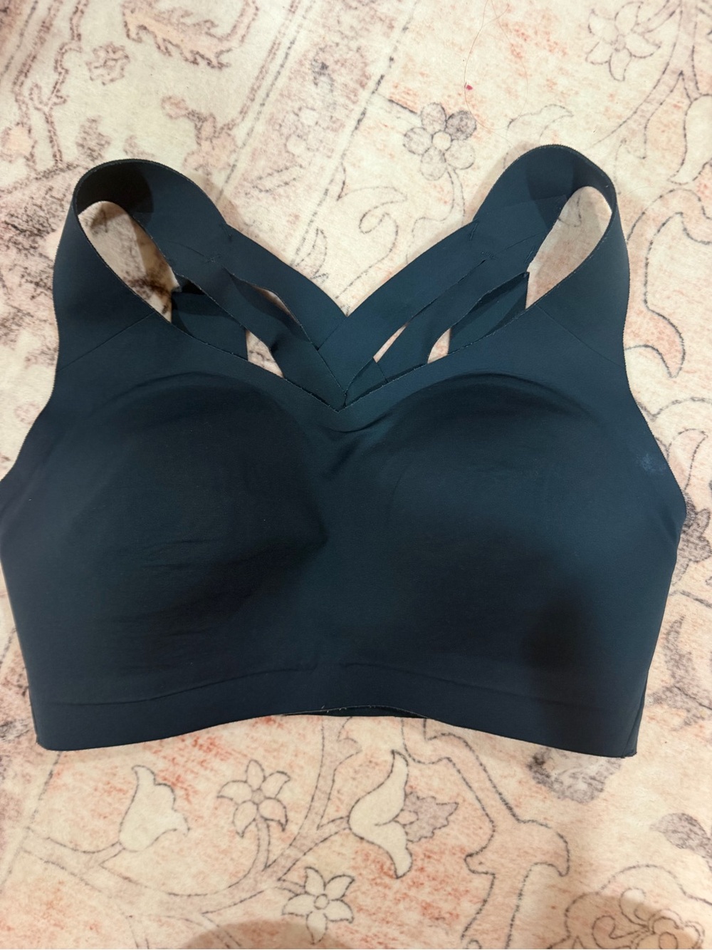 lululemon athletica Black Strappy Seamless Sports Bra